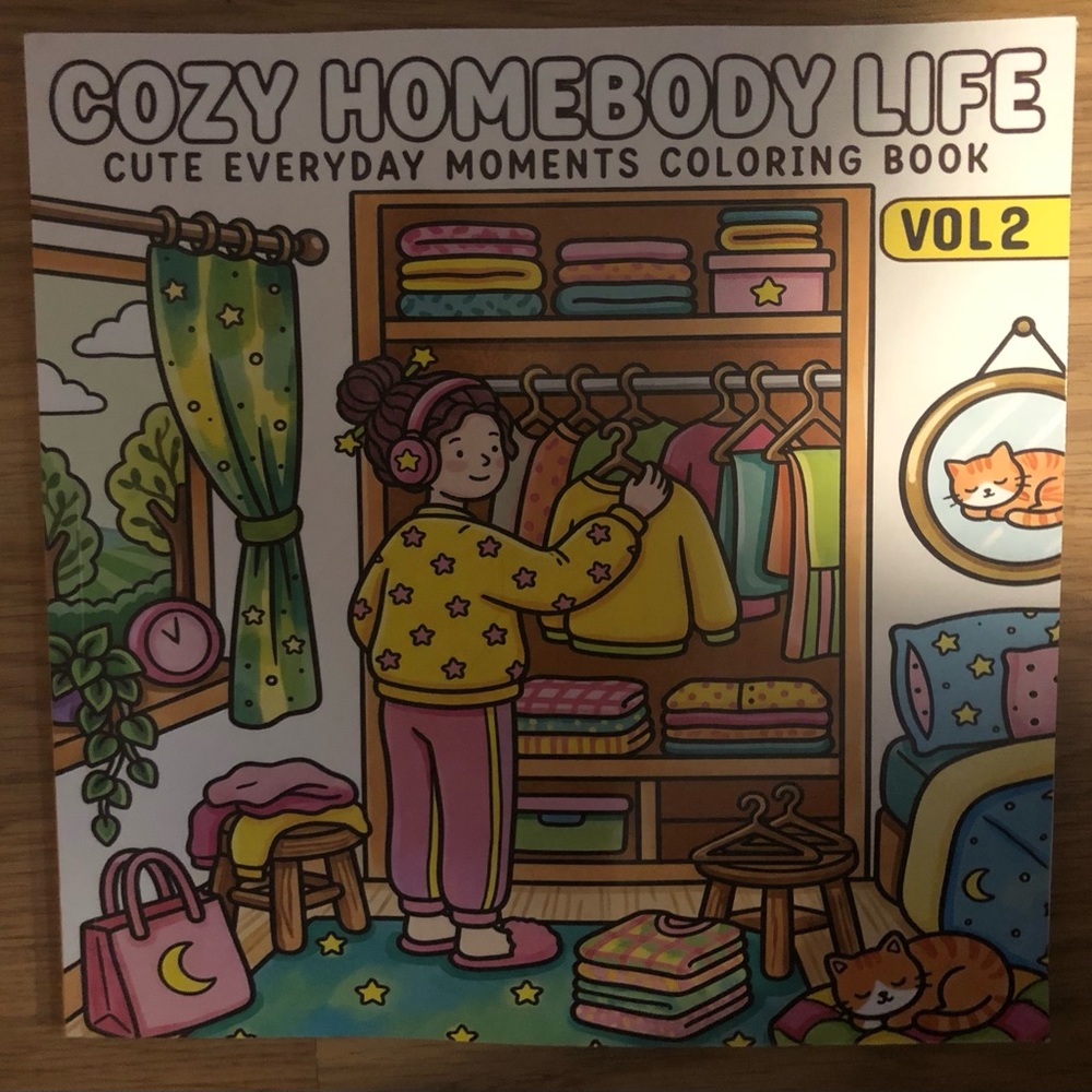 Cozy homebody life coloring book volume 2